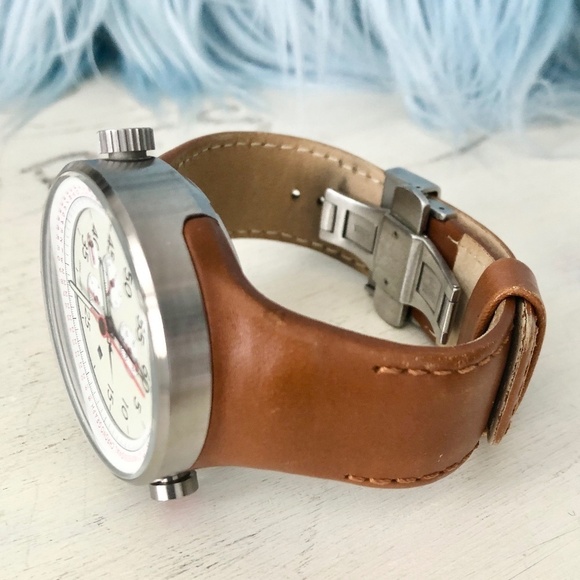 NIKE HERITAGE Chronograph‎ Vintage, Y2K, Mens Wrist Watch, Leather Strap, RARE - Picture 2 of 16